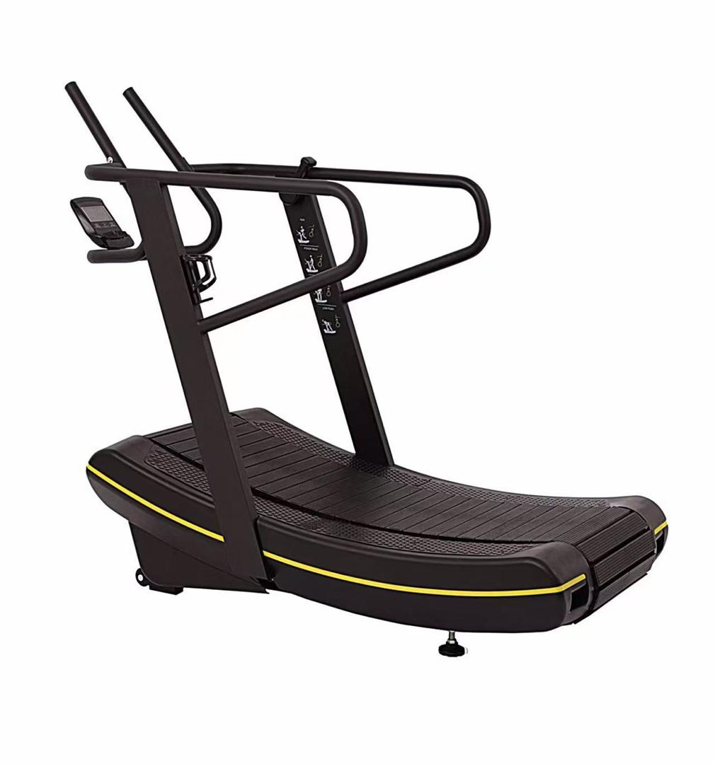 BF-2004A Commercial Curved Manual Treadmill with Hi- Tech Aluminum running belt (Gategold)
