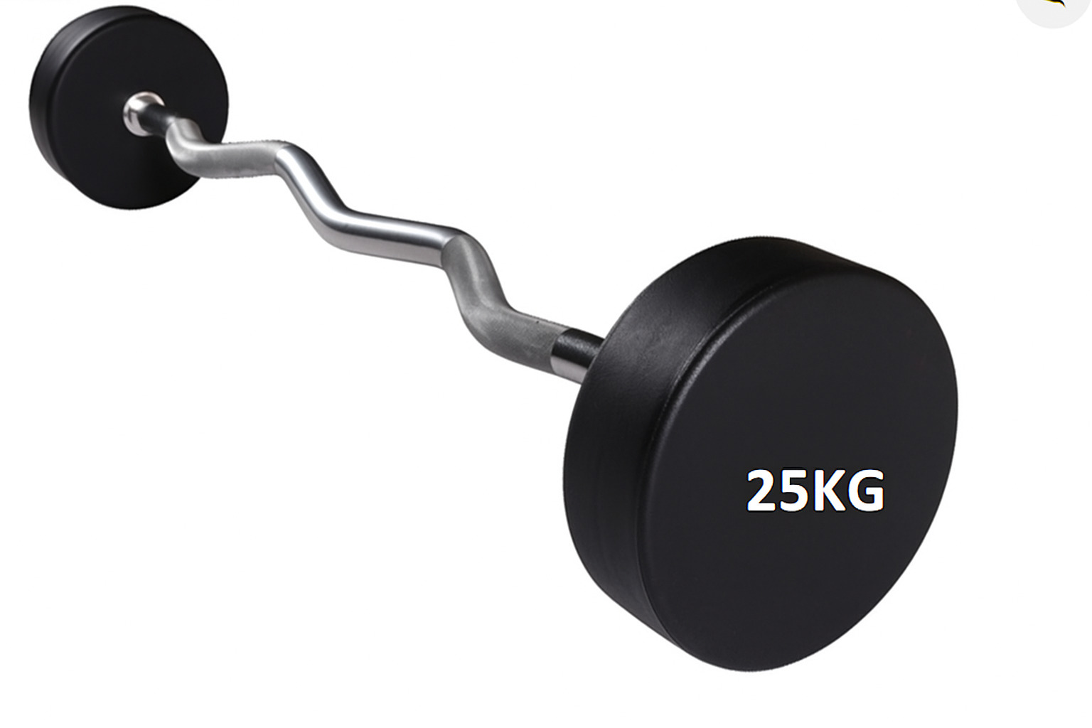 BW25 Rubber Fixed Zig-zag Barbell Weight 25kg (GateGold Fitness) Brand
