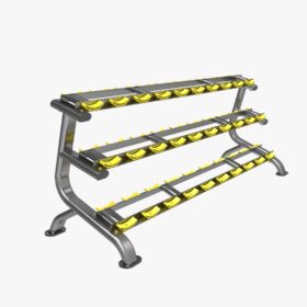 IM012B Heavy Duty Commercial Advanced 3-Tier Dumbbell Rack