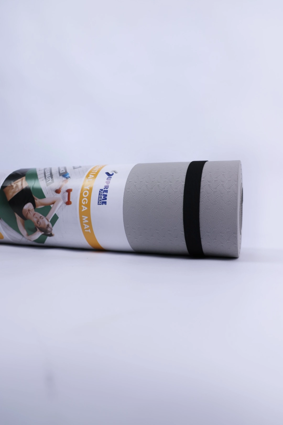SP2000YG YOGA MAT (6MM)-GREY - Image 5
