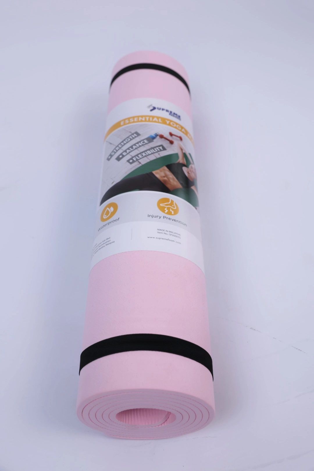 SP2000YG YOGA MAT (6MM)-PINK - Image 5