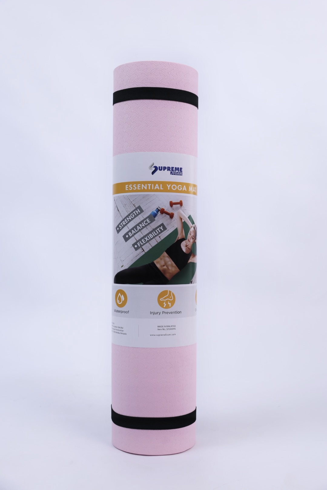 SP2000YG YOGA MAT (6MM)-PINK - Image 2