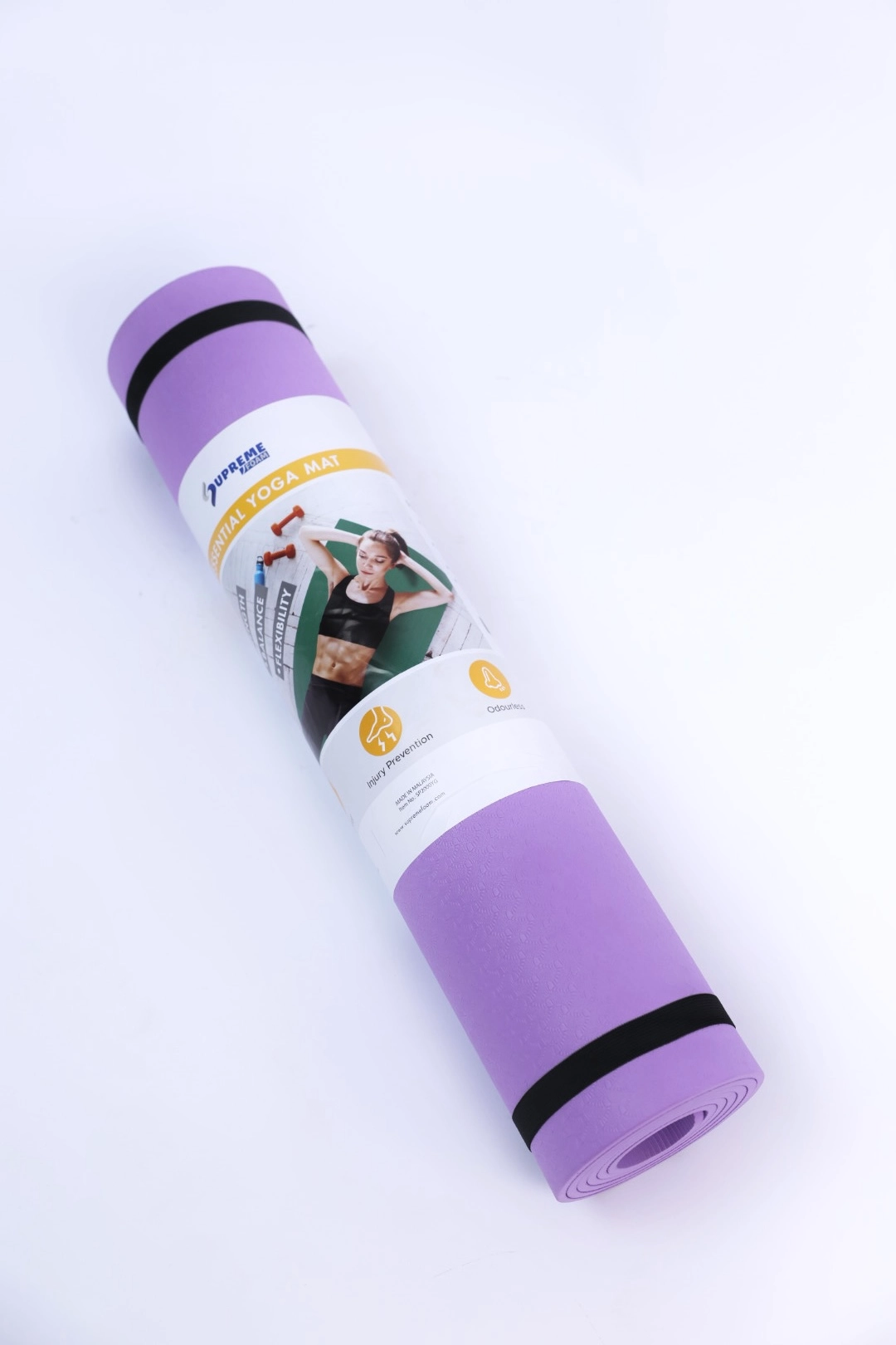SP2000YG YOGA MAT (6MM)-PURPLE - Image 3
